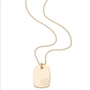 Trina Turk tag pendant